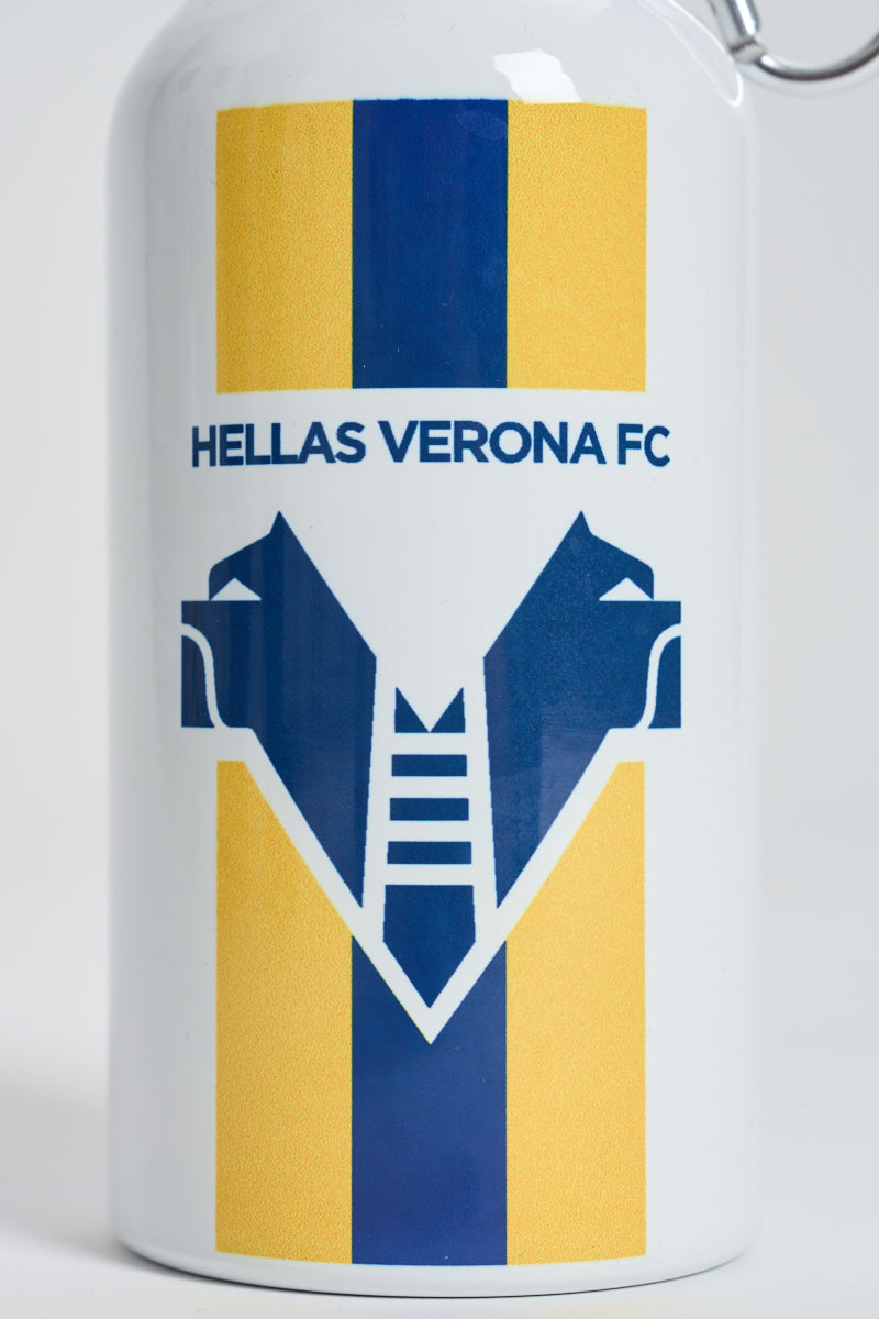 Hellas Verona White Aluminum Water Bottle 400 ml