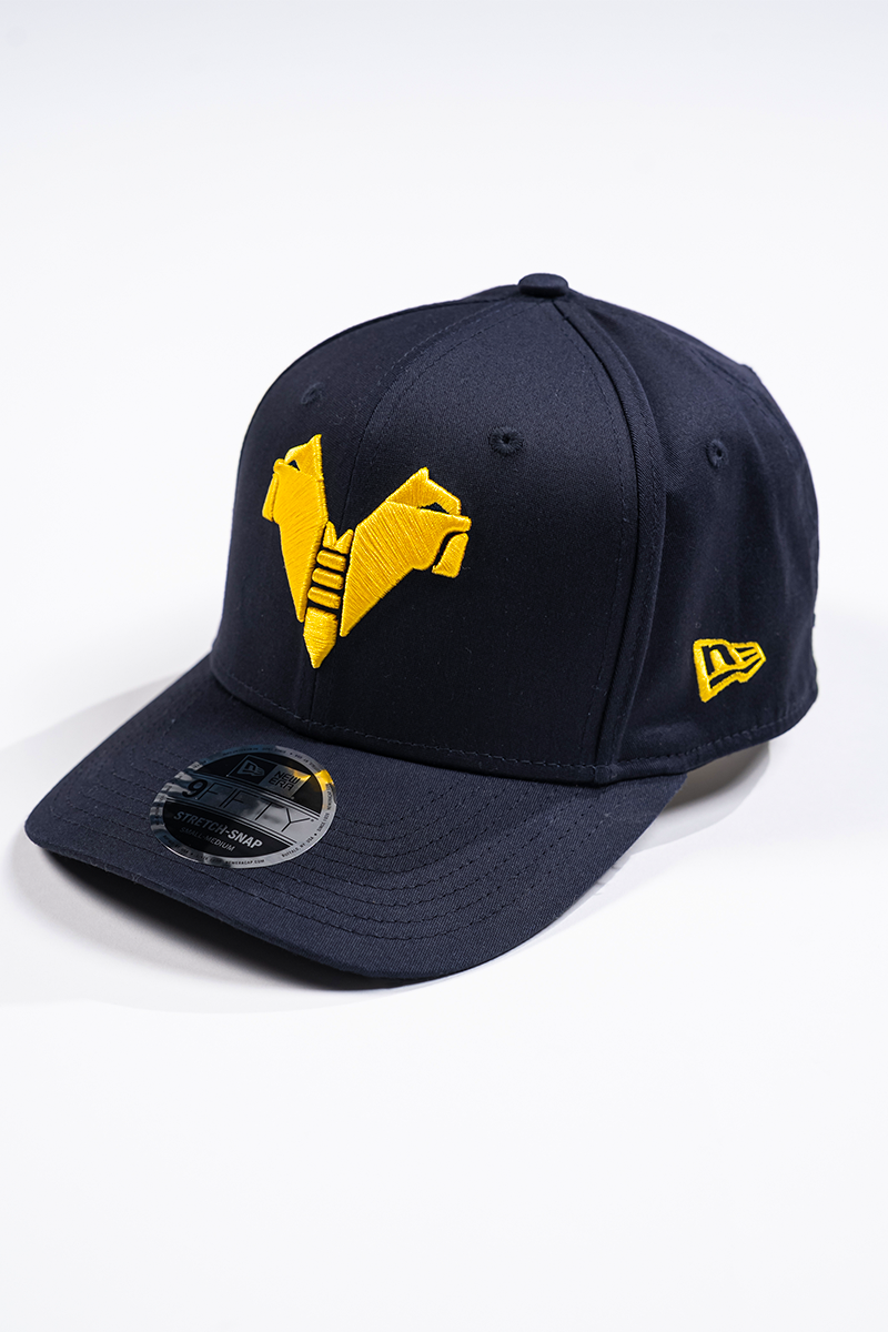 Navy Cap New Era 9Fifty with Yellow Logo