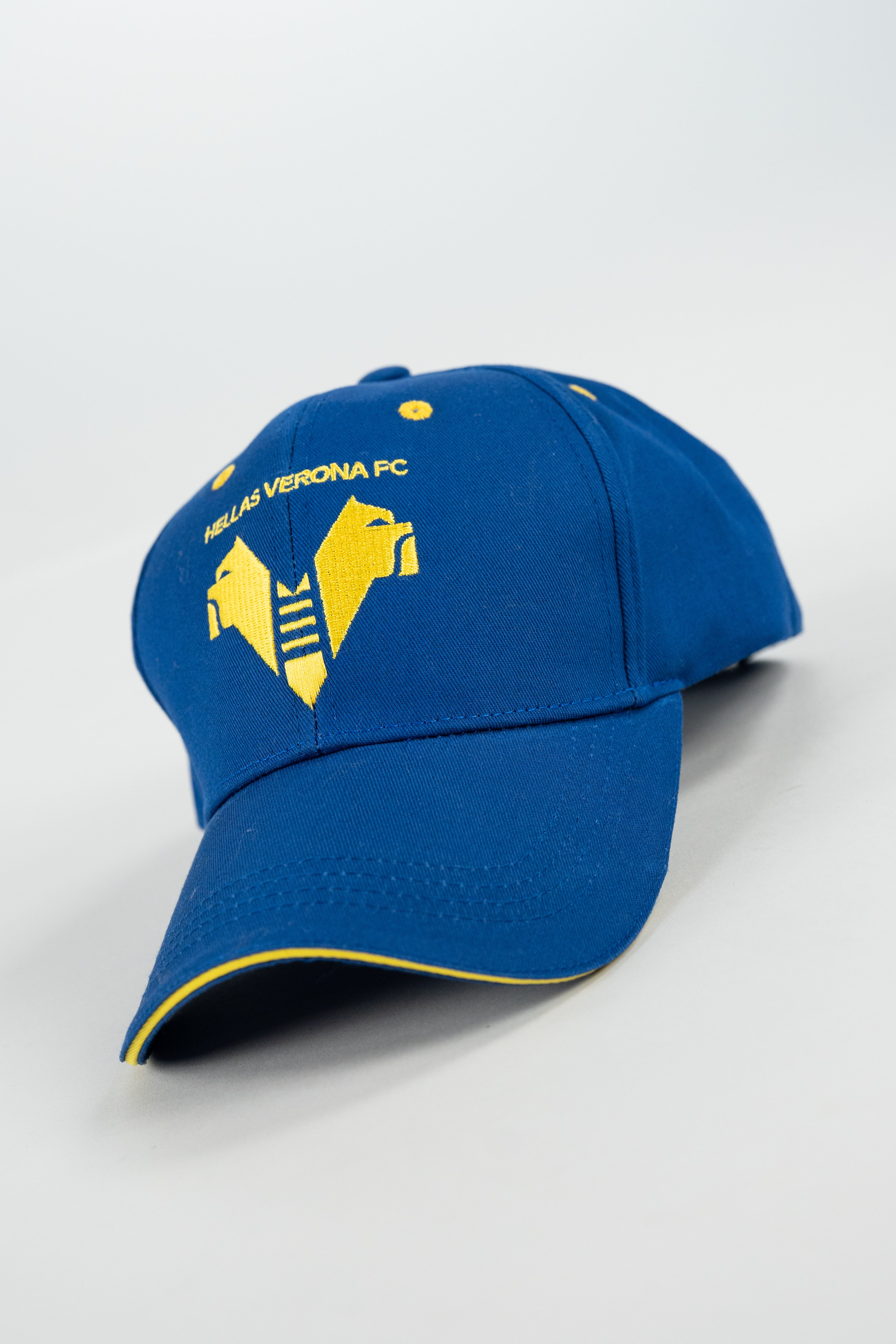 Hellas Verona Royal Logo Yellow Cap