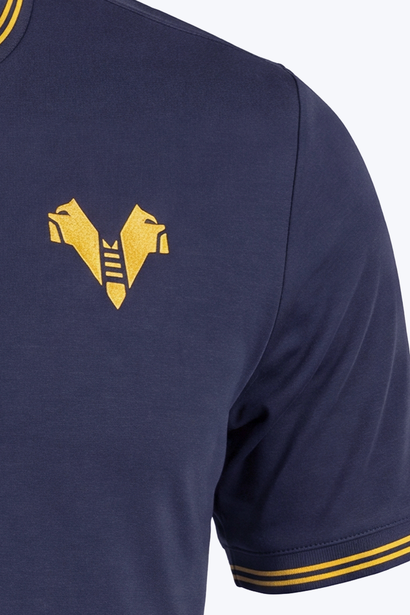 Crew neck representative sweater in technical staff fabric