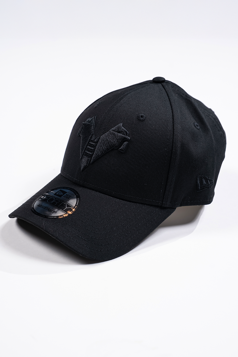 Cappellino 9Forty New Era Nero con Logo Tono su Tono