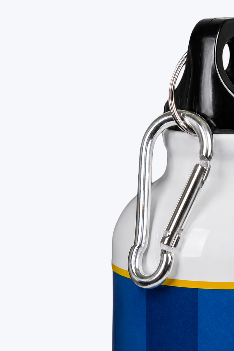 Hellas Verona Borraccia in Alluminio 400ml Blu Logo